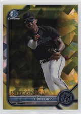 2022 Bowman Chrome Draft Sapphire Edition Yellow 55/99 Yiddi Cappe #BDC-96 0zu6