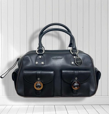 GIVENCHY Handtasche Beuteltasche Handtasche Boston Bag Logo schwarz authentisch