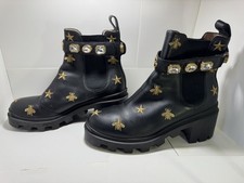 Gucci Boots with box Women Size 7.5-8US Embro...