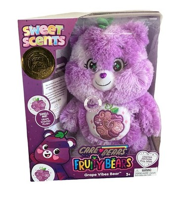 Care Bears Fruity Bears - Grape Vibes Bear- Limited Edition Plush Toy Australia 