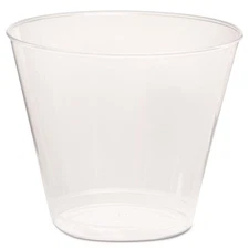 WNA T5S 5 oz. Comet Plastic Tumbler - Clear (1000/Carton) New
