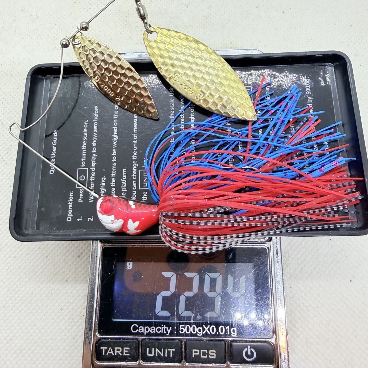 EERGREEN O D-ZONE Spinnerbait 6 piece set Actual measurement - Image 6