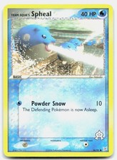 Team Magma vs Team Aqua Team Aqua's Spheal 56/95 MP Pokemon Common Tcg Card