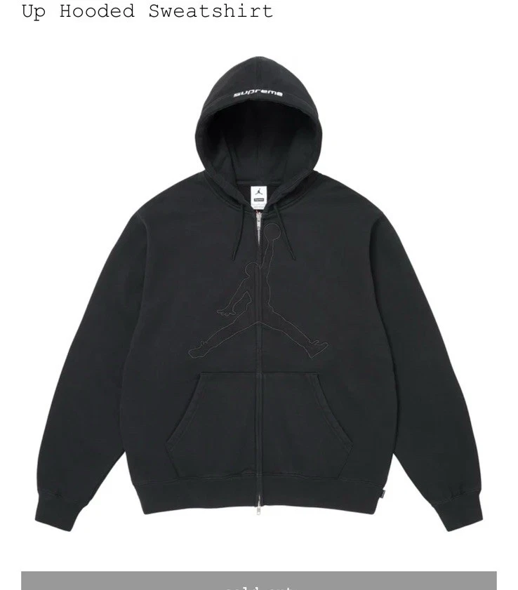 Supreme Regular Size Full Zip Hoodies & Sweatshirts for Men for