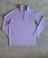 Mizzen  Main Men  s KPI Quarter Zip in Orchid Heather Size XL