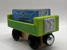 Thomas Friends Wooden Train LIFT LOAD TROUBLESOME TRUCK w/FISH MARKET CARGO