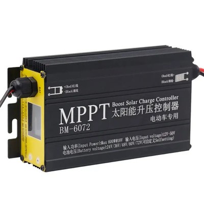 600W MPPT Boost Solar Charge Controller For 24-72V Battery System 12-50V Input