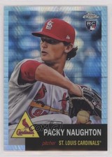 2022 Topps Chrome Platinum Anniversary Prism Refractor Packy Naughton #396 bn5