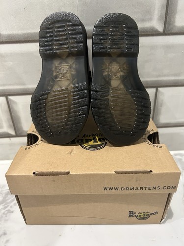Dr Marten Kamron Kids Toddler Oxford Shoes Black Leather UK Size 6 Infant - Picture 4 of 6