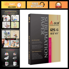 Sublimation Paper 8.5x11" - 110 Sheets, Compatible with Sublimation Printers & I