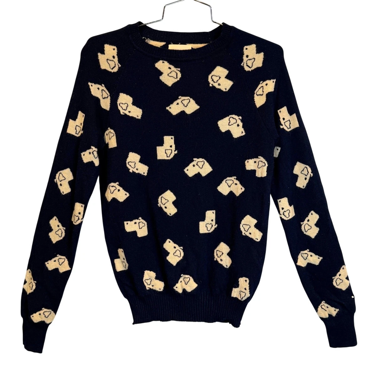 Pull Col V Band Of Outsiders Bleu Marine Taille S/M - Neuf Sans étiquettes (NWOT), Laine Tricotée