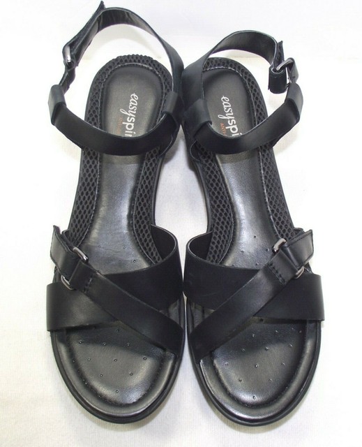 easy spirit leather espadrille sandal