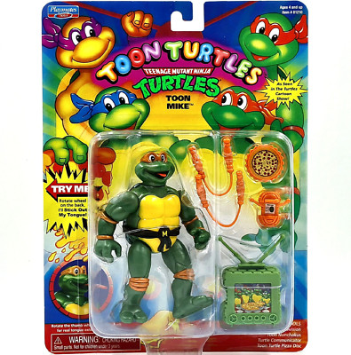 MICHELANGELO TOON MIKE FIGURE TEENAGE MUTANT NINJA TURTLES PLAYMATES NICKELODEON