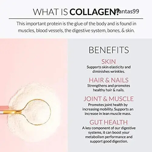 Hydrolyzed multi collagen peptide protein capsules - Type I, II, III, V - Picture 9 of 10