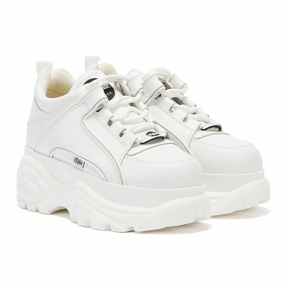 Buffalo london sales sneakers white