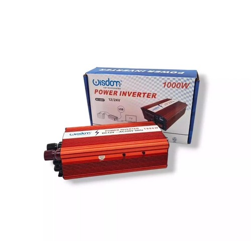 INVERTER 500W 1000W 2000W TRASFORMATORE AUTO CAMPER BARCA 12V 220V SINUSOIDALE - Foto 5 di 9