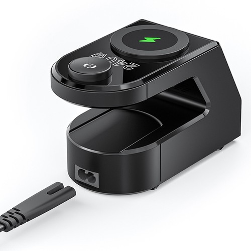 Réveil 240W Type-C USB-A Station de Charge Sans Fil UHB pour Téléphone Portable iPad - Photo 4 sur 16