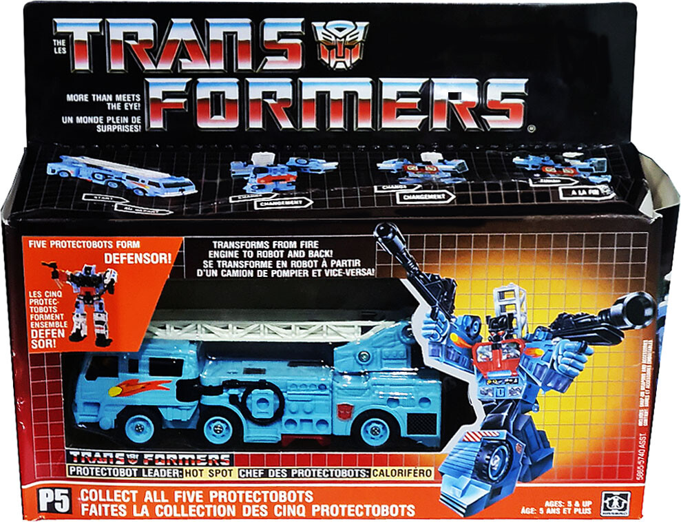 Transformers Protectobot: Hot Spot, Takara, Vintage G1 1986, New! NISB, AFA IT!