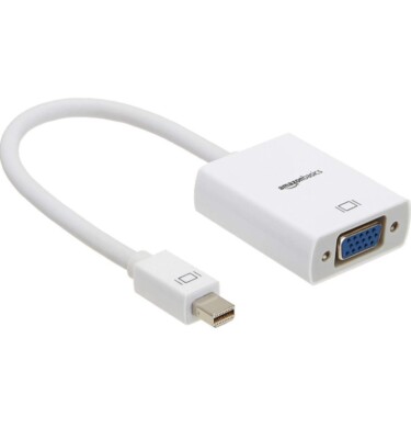 Amazon Basics Mini DisplayPort Thunderbolt to HDMI Adapter VGA