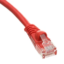 Snagless 6 Foot Cat5e Red Network Ethernet Patch Cable
