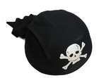 7.5" Diameter Adult Pirate Hat Halloween Role Play Costume Skeleton Accessory