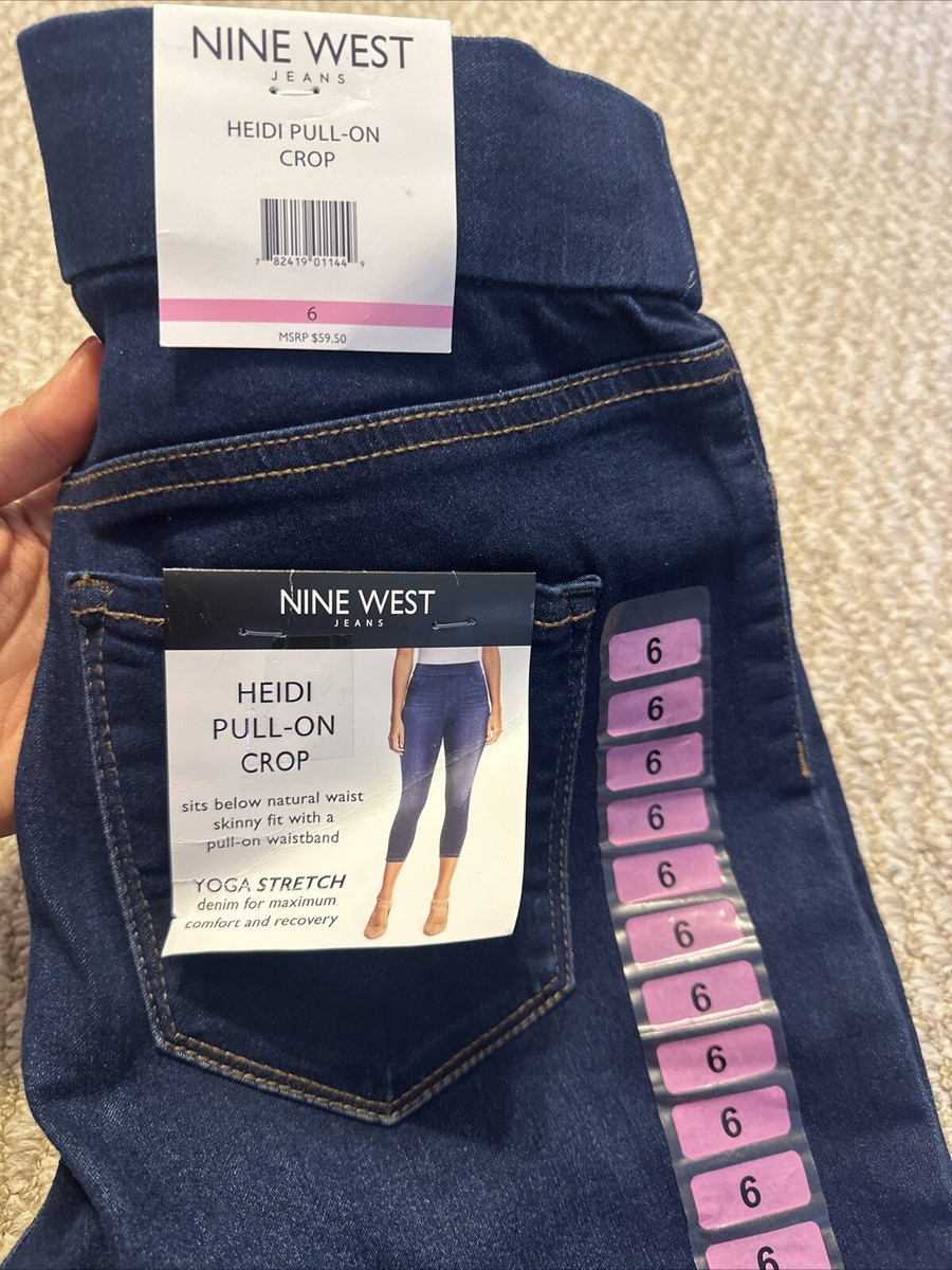 Pantalón Nine West Heidi Pull-On Para Mujer - Cintura Elástica Alta, Estilo Slim, Cómodo Para Todo El Día