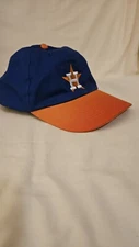 Houston Astros Buddies Club H-E-B Youth Baseball Cap Hat Blue Orange Adjustable