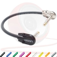 Pancake FX Pedal Board Patch Lead. Flat Van Damme Guitar Cable 1/4 Jack Effects