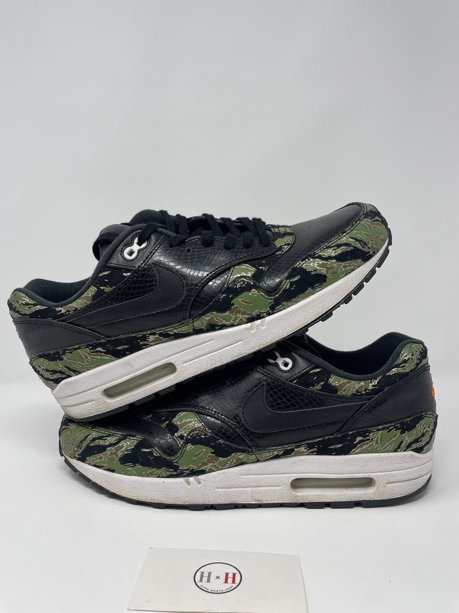 靴 Nike atmos Air Max 1 PRM tiger camo Nike Air Max 1 atmos Tiger Camo Snakeskin Men's - 512033-003