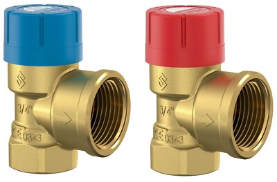 Flamco Sicherheitsventil 3/4'' DN15 3 6 8 10 bar Überdruckventil Boiler Wasser