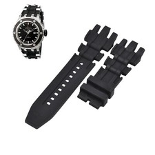 Subaqua 6177 26mm Black Rubber Watch Strap For Invicta