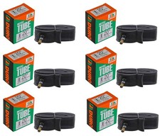 6 SIX DURO BICYCLE Inner Tube 20" x 1-3/8" SCHRADER/AMERICAN 33mm Long VALVE.