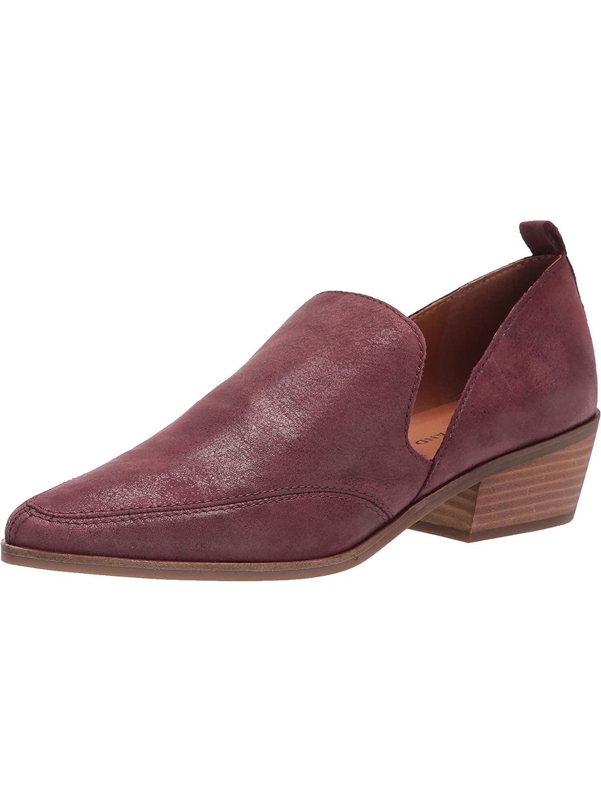 LUCKY BRAND Женские Фиолетовые Mahzan Almond Block Heel Slip On Leather Shootie 11 M 14490₽