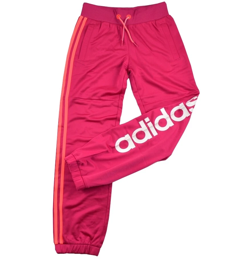 Adidas Yg Lin Pant Girl Joggers Sweat Training Pants Kids Pants Pink