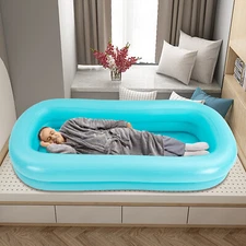 Inflatable Medical Bathtub With Electric Air Pump For Elderly Bedridden Patient
