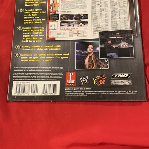 WWE Smackdown VS Raw Prima Official Strategy Game Guide PS2 - Picture 8 of 11