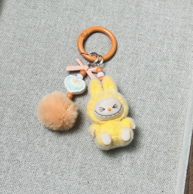 Schlüsselanhänger LABUBU Mini Keychains Phone Ornaments Dekoration Bag Anhänger