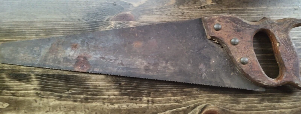 Old wooden cheap handle saws