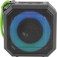 Bluetooth Karaoke Speaker with LED Lights, PA System, Support USB/TF Card/AUX