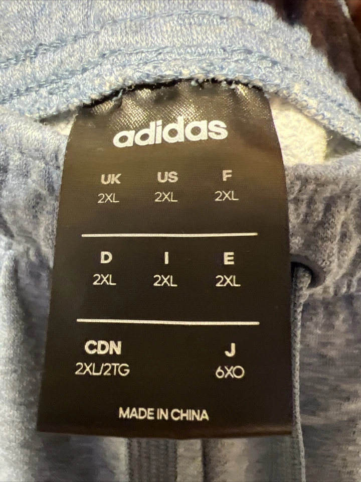 Adidas Azul Claro 3 Rayas Pantalones de Chándal Pantalones de Chándal PARA HOMBRES TALLA 2XL Foto 2 de 4