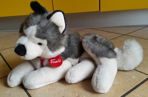 peluche husky trudi