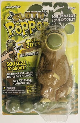 sloth popper toy