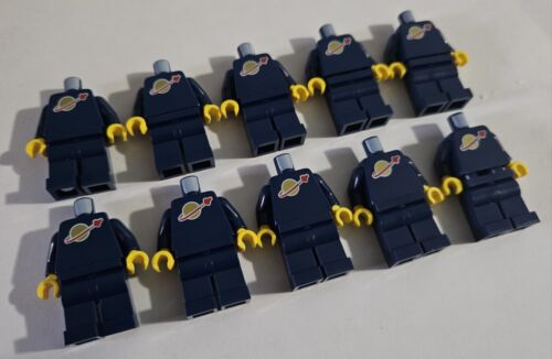 10x Lego Classic Space Dark Blue Torso And Legs Legit No Sticker - Picture 2 of 4