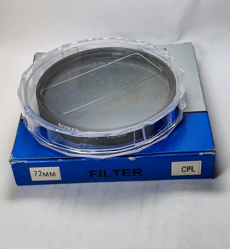 72mm Bower Circular Polarizer CPL Glass Lens Filter P-CL 72 mm 72 PL-C Japan - Image 3 of 4