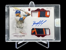 2019 Panini Flawless Yordan Alvarez Rookie Dual Patch Auto Ruby /20 #DPA-YA