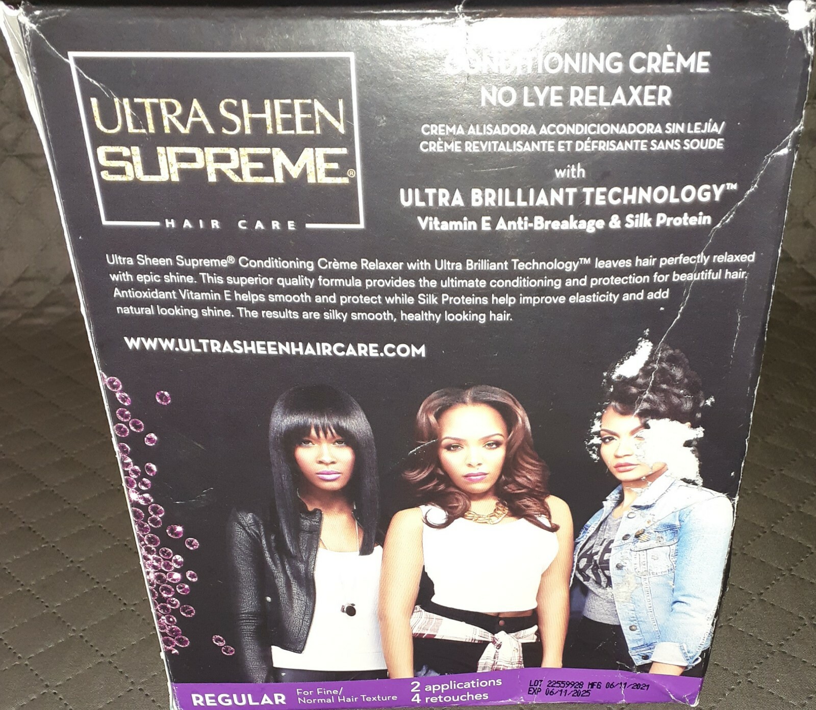 Ultra Sheen Supreme Relaxer Kit 2 applications or 4 retouches