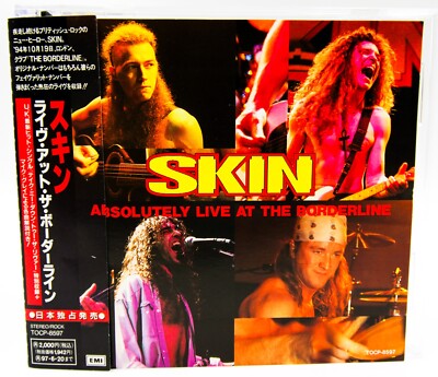Skin ''Absolutely Live At The Borderline'' -  1995  Japan Import - EMI  -  Rock CD