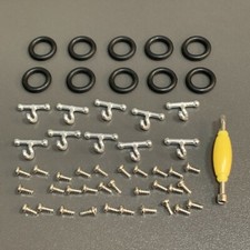 51Pcs 3.75inch. Gi Joe Figure Waistband O-Ring T-Hook Screws Replacement Toys 