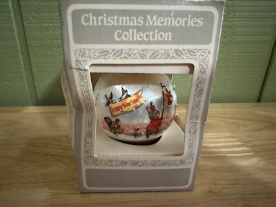 Vintage Ornament Tree Christmas Collector Plastic Happy New Year Tree Decoration