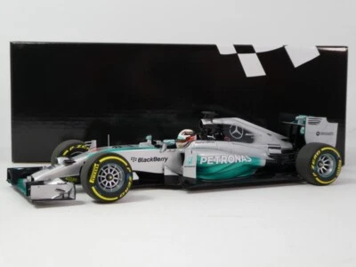 Minichamps Mercedes W05 #44 Lewis Hamilton Champion Du Monde 2014 1/18 186140044 - Photo 1/4